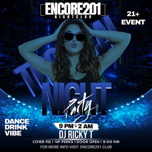 DJ Ricky T at Encore 201